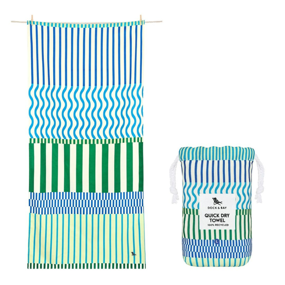 Dock & Bay Πετσέτα Θαλάσσης Μικροΐνών 200 x 90 cm - Blueberry Spritz