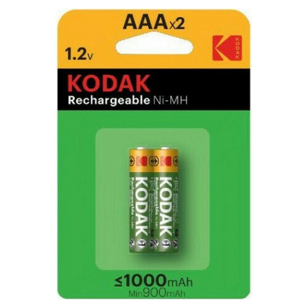 Kodak Επαναφορτιζόμενες μπαταρίες AAA ΗR03 1000mAh (2τμχ)