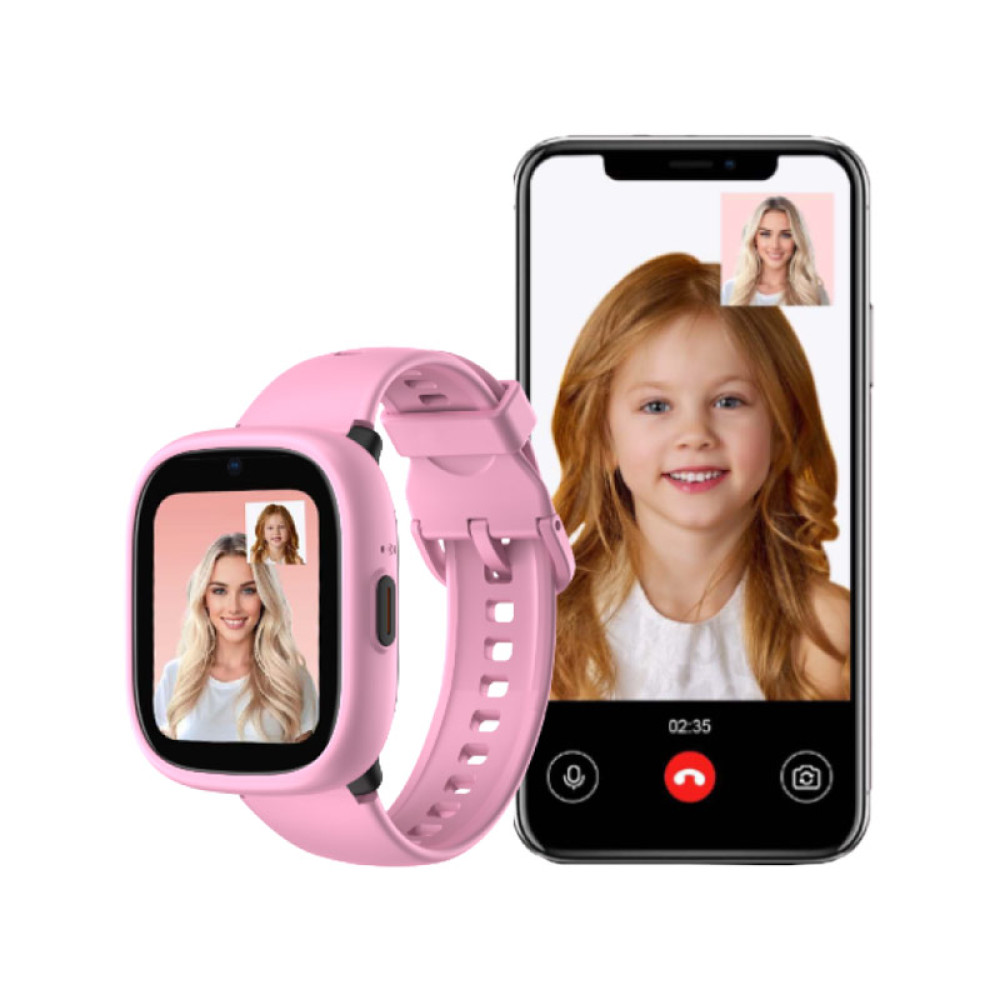 Kiddoboo Smartwatch x Lagenio WatchMe 4G K3 Gen2 (Pink/Purple)