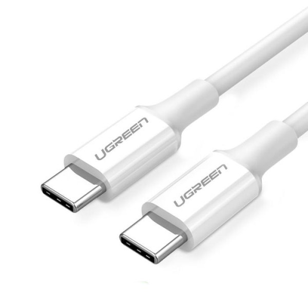 Καλώδιο Ugreen US264/60520 USB-C σε USB-C PD 60W 2m (Λευκό)