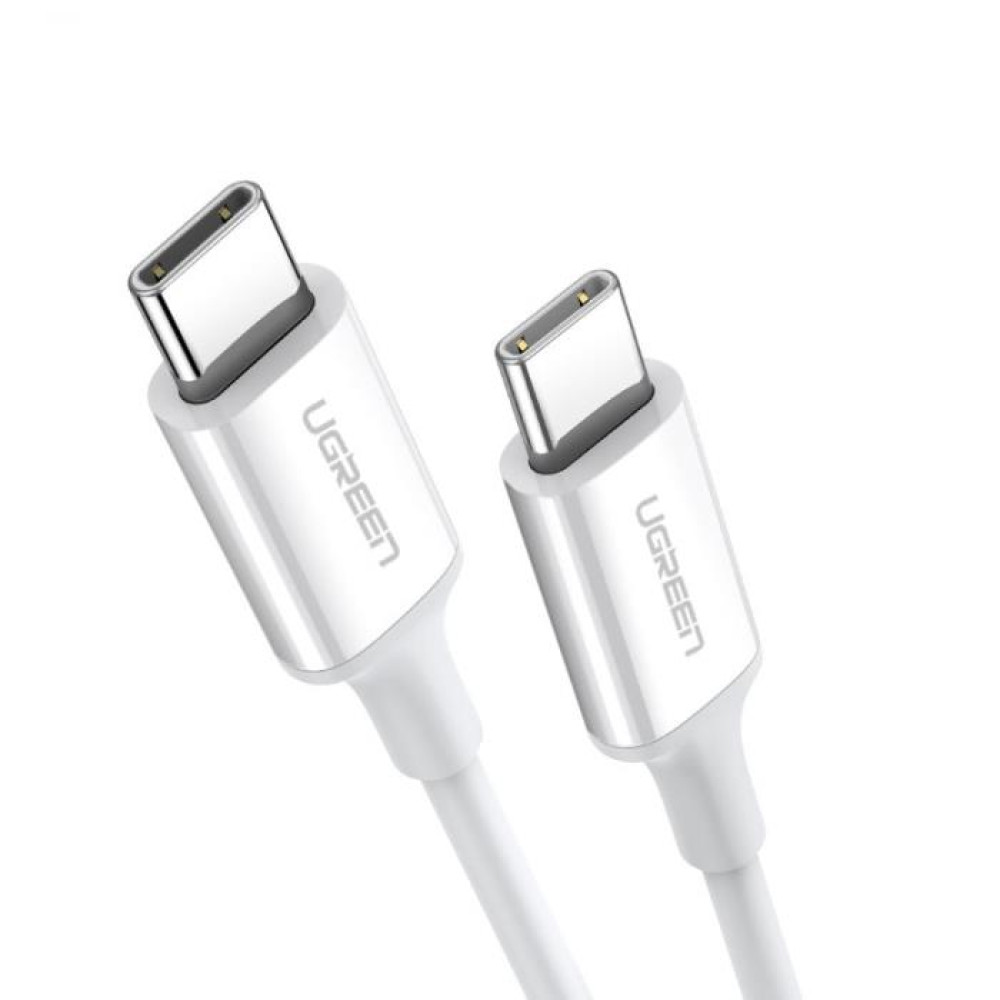 Καλώδιο Ugreen US264/60518 USB-C σε USB-C PD 60W 1m (Λευκό)