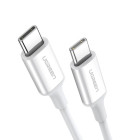 Καλώδιο Ugreen US264/60520 USB-C σε USB-C PD 60W 2m (Λευκό)