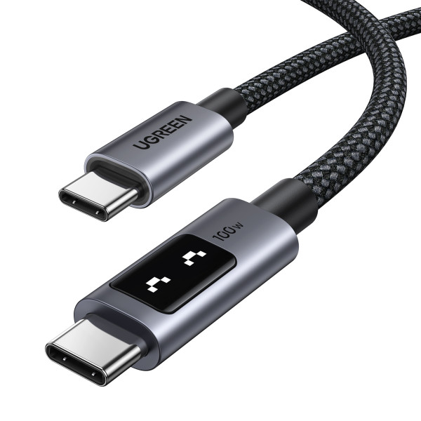 Καλώδιο Ugreen L509/35501 USB-C σε USB-C PD 100W 1m (Μαύρο)
