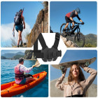 Tech-Protect GA100 βάση στήθους για Action Camera GoPro / DJI (Μαύρο)