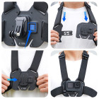 Tech-Protect GA100 βάση στήθους για Action Camera GoPro / DJI (Μαύρο)