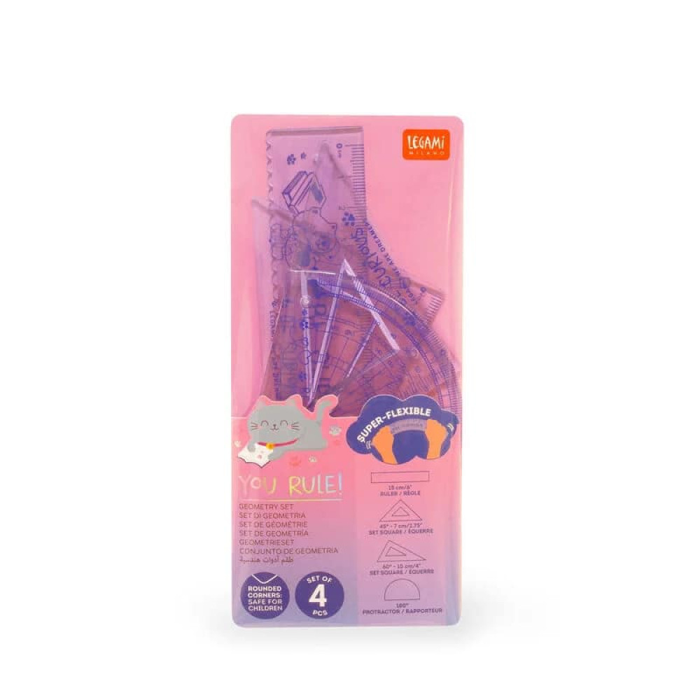Legami VRS0002 Geometry set - You Rule Kitty