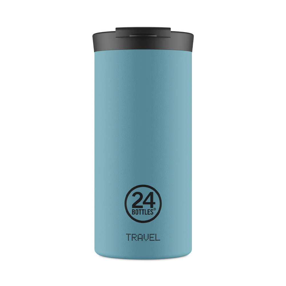 24Bottles Travel Tumbler Ανοξείδωτο Ποτήρι Θερμός 0.60lt (Powder Blue)
