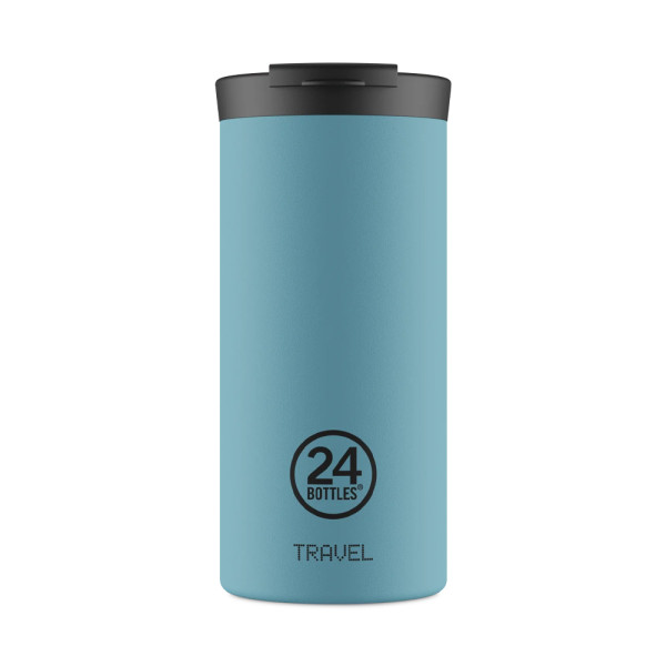 24Bottles Travel Tumbler Ανοξείδωτο Ποτήρι Θερμός 0.60lt (Powder Blue)