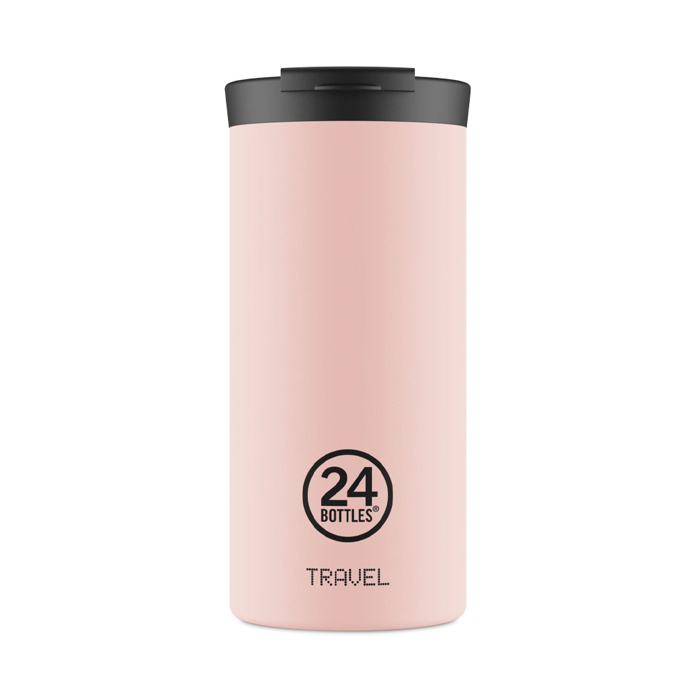 24Bottles Travel Tumbler Ανοξείδωτο Ποτήρι Θερμός 0.60lt (Powder Pink)