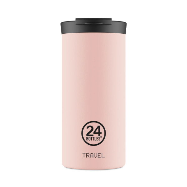 24Bottles Travel Tumbler Ανοξείδωτο Ποτήρι Θερμός 0.60lt (Powder Pink)
