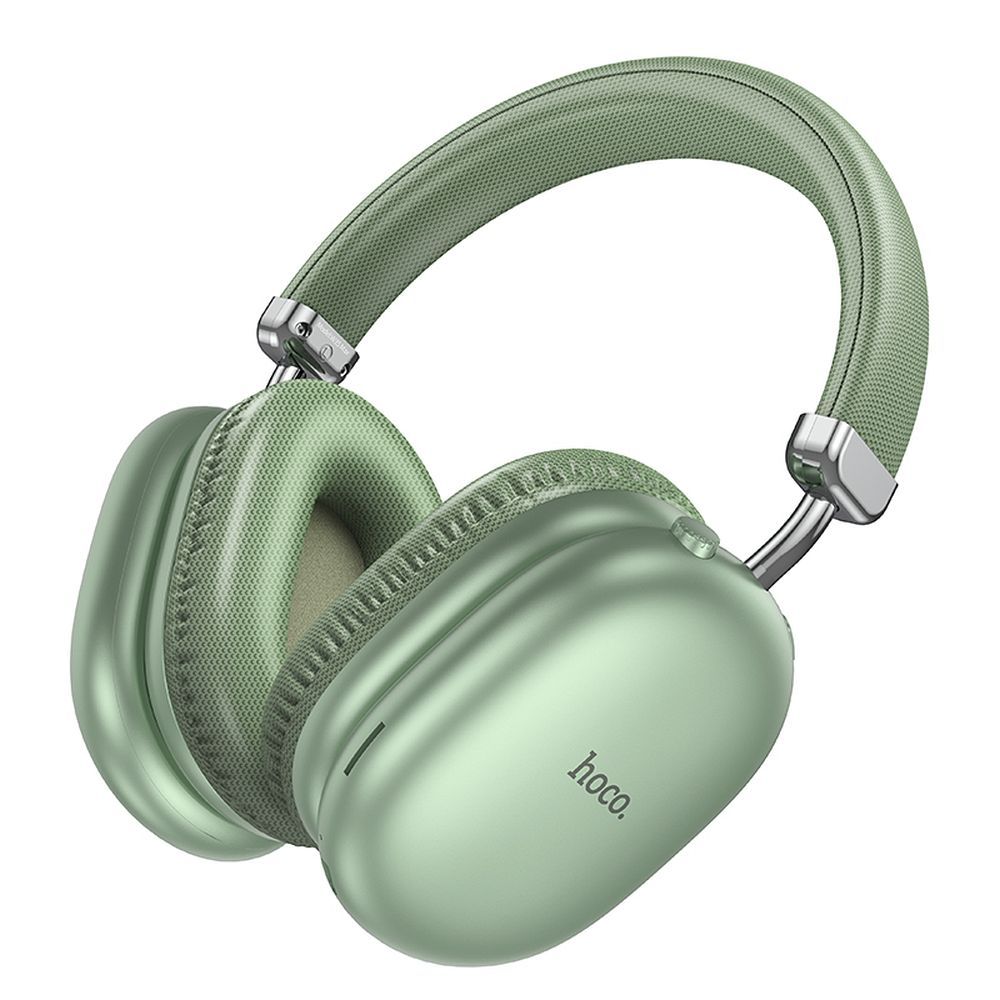 Hoco W35 MAX Ασύρματα/Ενσύρματα Over Ear Ακουστικά (Πράσινο)