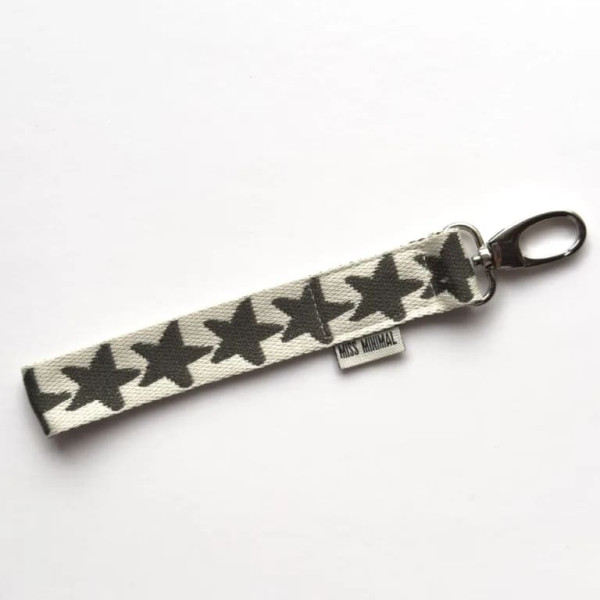Miss Minimal Key Chain Μπρελόκ Green Stars