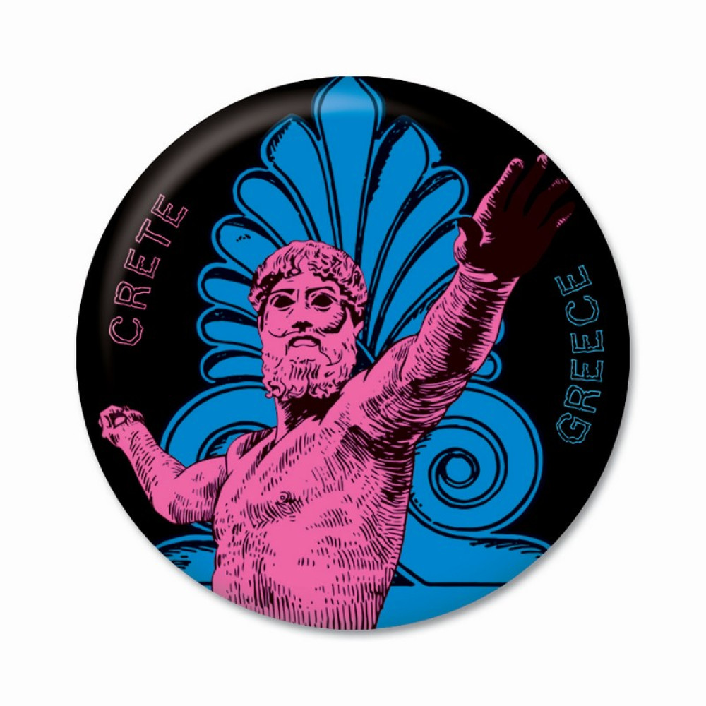 Thinkofgreece Μαγνητάκι 5.9cm Crete Statue Mix 6