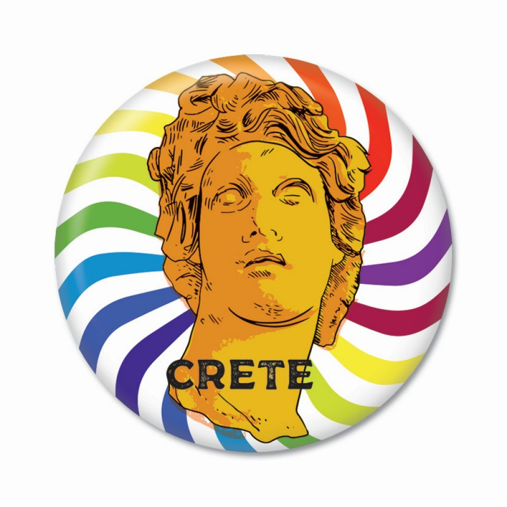 Thinkofgreece Μαγνητάκι 5.9cm Apollo Crete