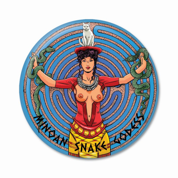 Thinkofgreece Μαγνητάκι 5.9cm Minotaur Pattern 1