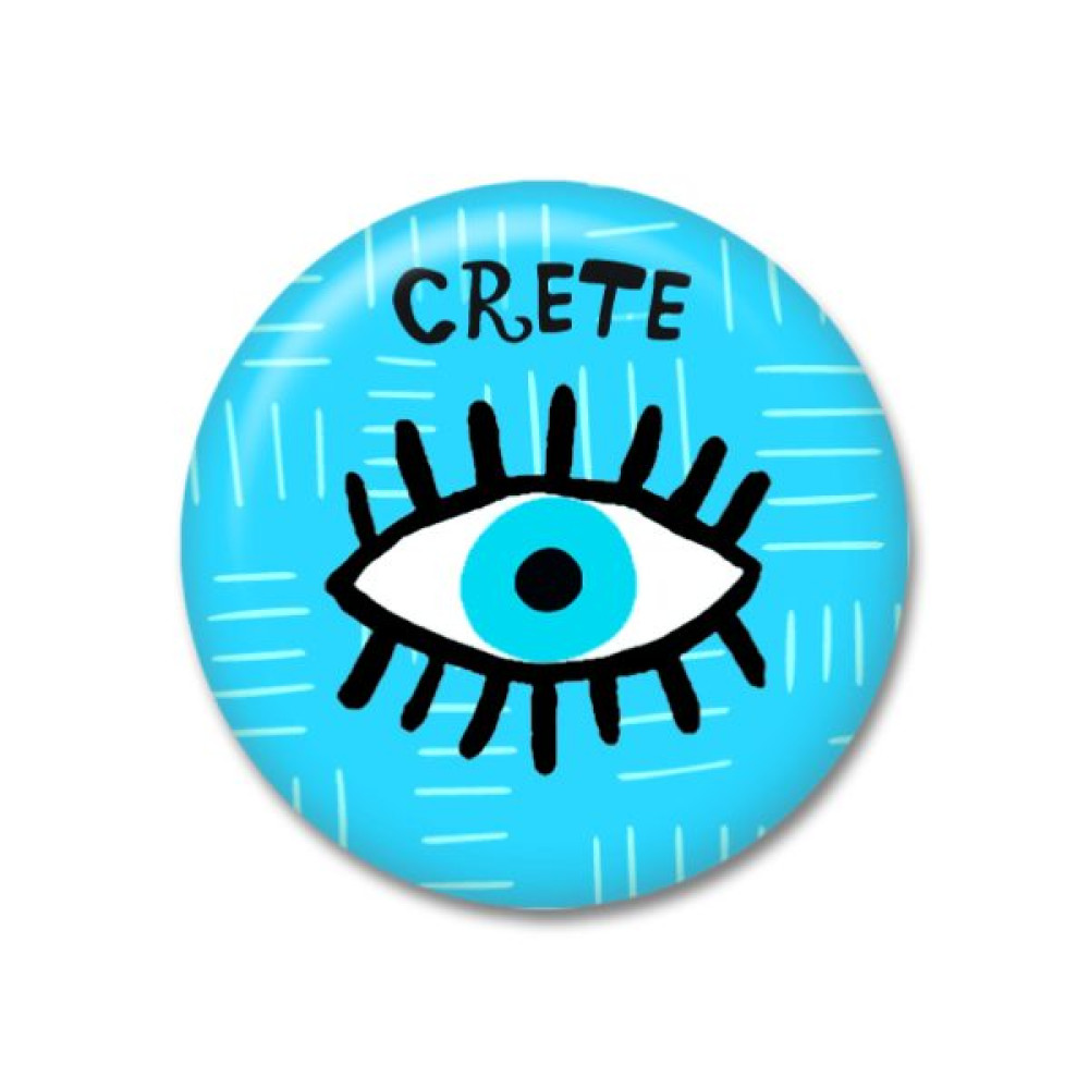 Thinkofgreece Μαγνητάκι 3.8cm Mati Crete