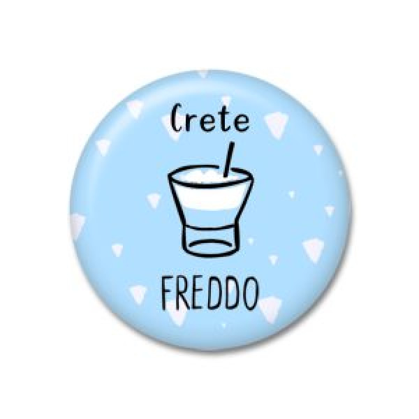 Thinkofgreece Μαγνητάκι 3.8cm Freddo Crete