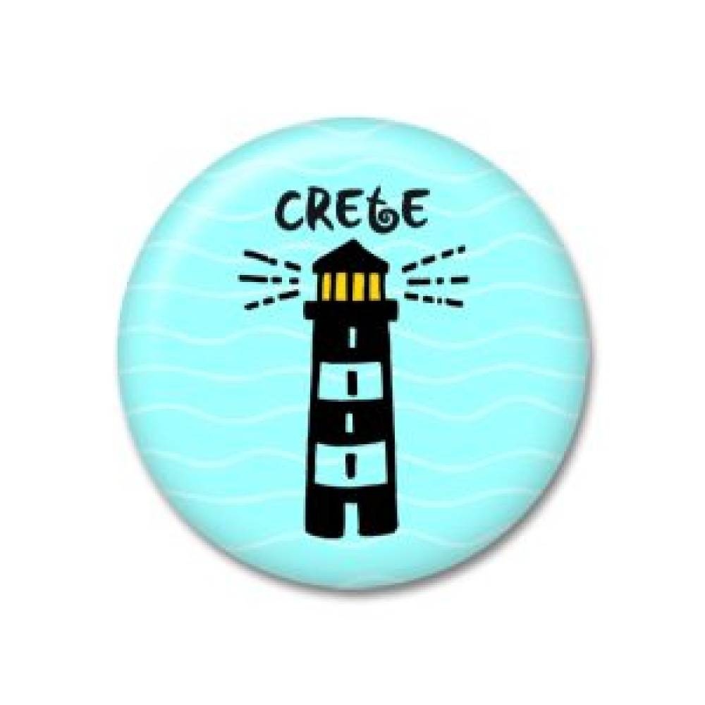 Thinkofgreece Μαγνητάκι 3.8cm Φάρος Crete