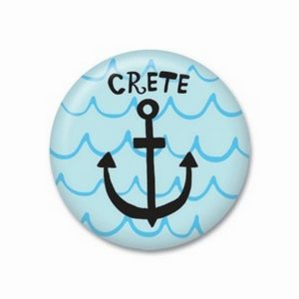 Thinkofgreece Μαγνητάκι 3.8cm Άγκυρα Crete