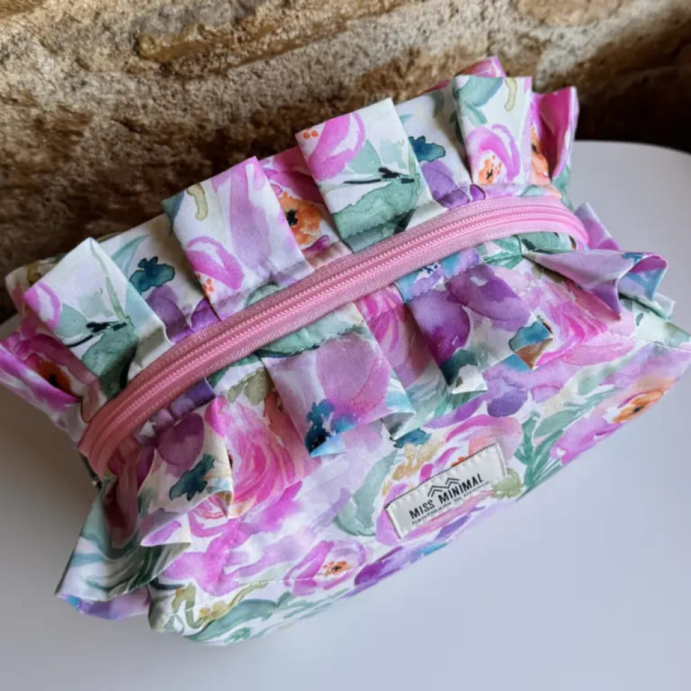 Miss Minimal Mini Zipper Box Νεσεσέρ Ines Romantic (22 x 10 x 12 cm)