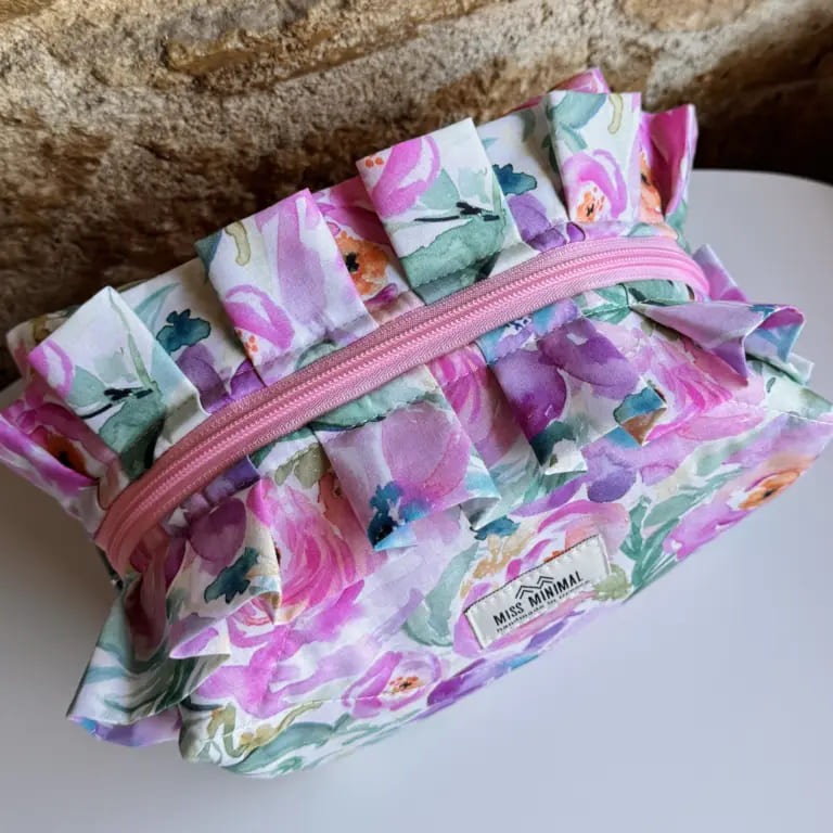 Miss Minimal Zipper Box Νεσεσέρ Ines Romantic (22 x 13 x 23cm)