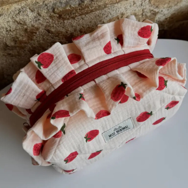 Miss Minimal Mini Zipper Box Νεσεσέρ Felicite Romantic (22 x 10 x 12 cm)