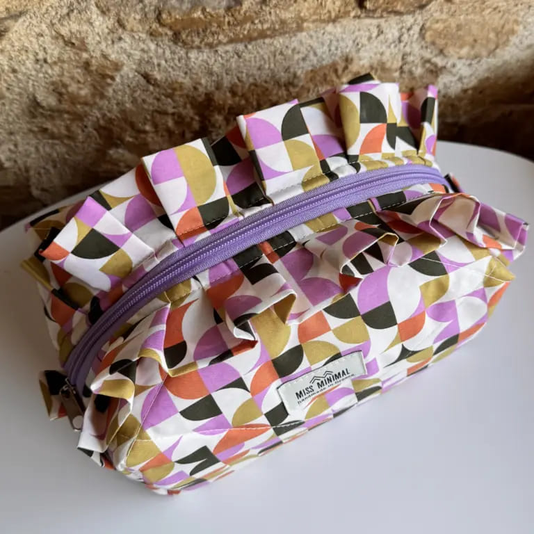 Miss Minimal Mini Zipper Box Νεσεσέρ Sadie Romantic (22 x 10 x 12 cm)