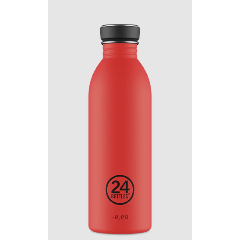 24Bottles Urban Bottle Ανοξείδωτο Μπουκάλι 0.50lt (Hot Red)