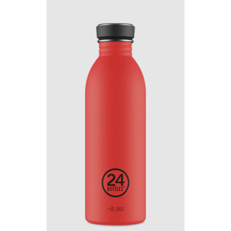 24Bottles Urban Bottle Ανοξείδωτο Μπουκάλι 0.50lt (Hot Red)