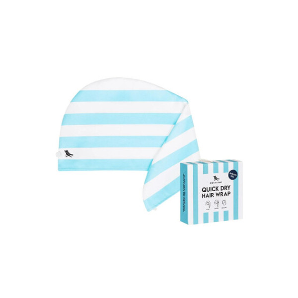 Dock & Bay Πετσέτα μαλλιών 63 x 26 cm - Tulum Blue