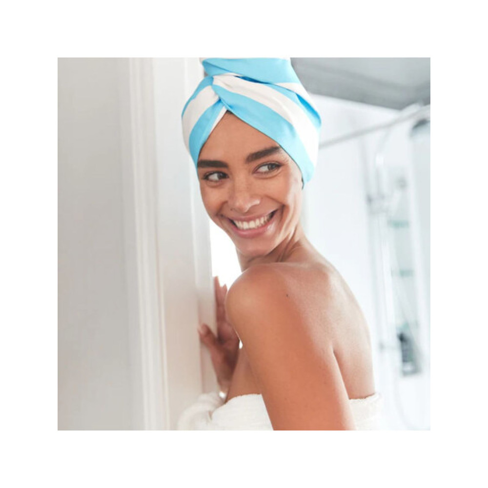 Dock & Bay Πετσέτα μαλλιών 63 x 26 cm - Tulum Blue