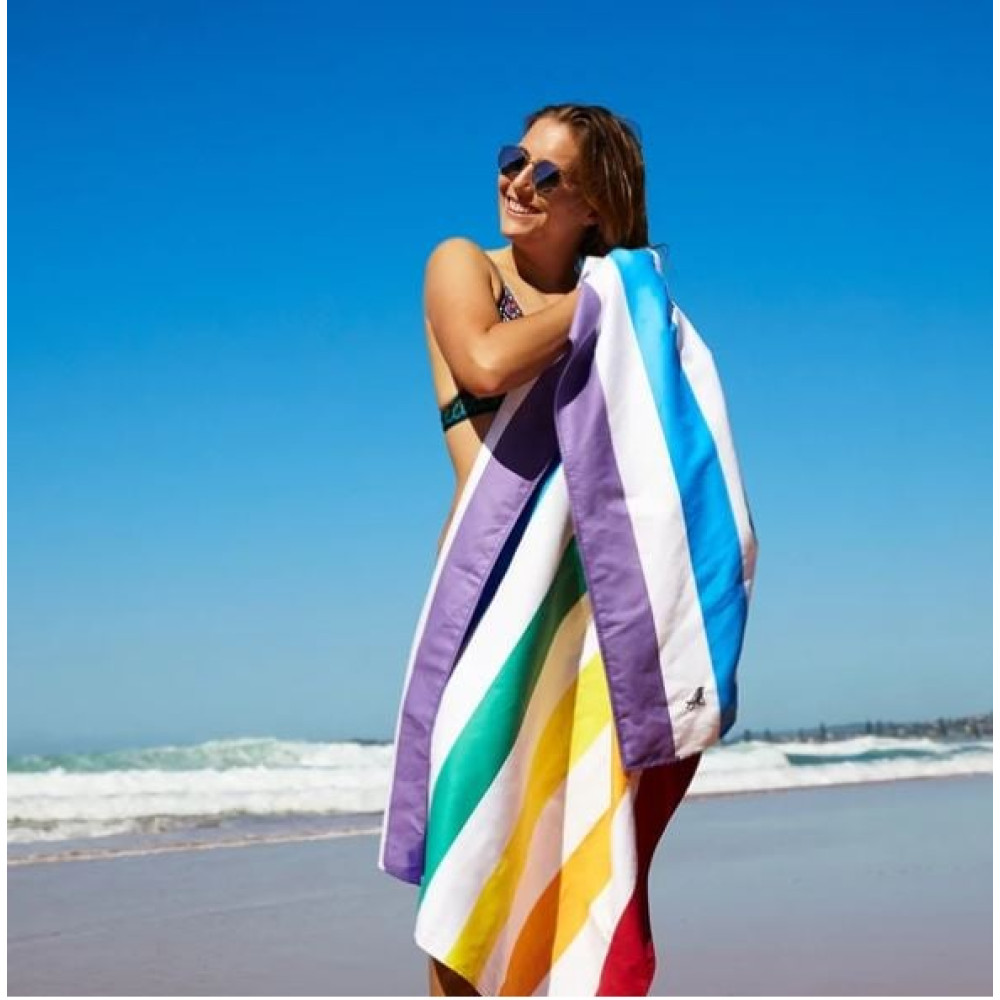 Dock & Bay Cabana Πετσέτα Θαλάσσης Μικροΐνών 200 x 90 cm - Rainbow Skies