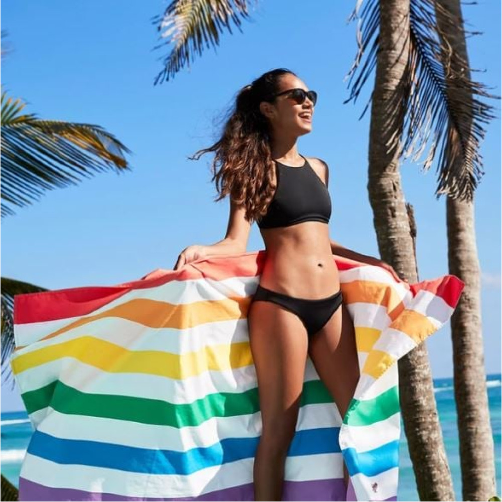 Dock & Bay Cabana Πετσέτα Θαλάσσης Μικροΐνών 200 x 90 cm - Rainbow Skies