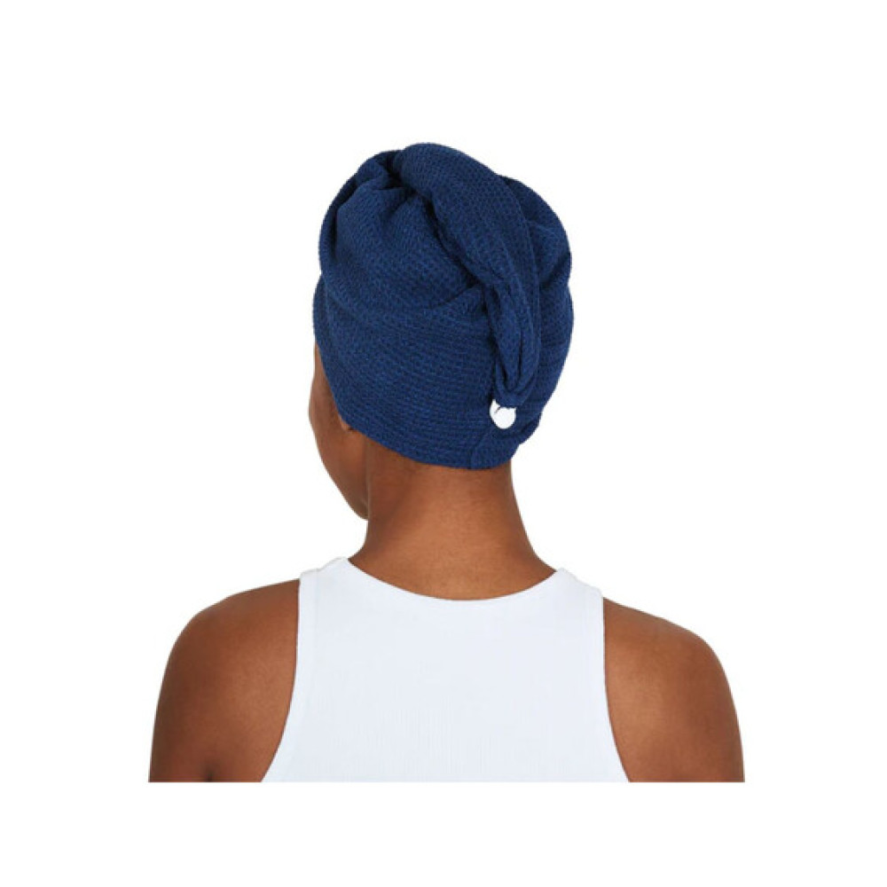 Dock & Bay Πετσέτα Μαλλιών με ελαφριά πικέ ύφανση 63x26cm - Nautical Navy