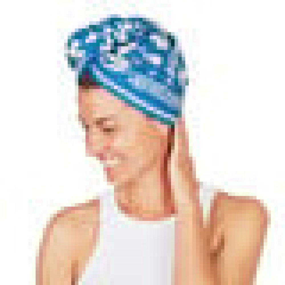 Dock & Bay Πετσέτα Μαλλιών με ελαφριά πικέ ύφανση 63x26cm - Serene Songbird