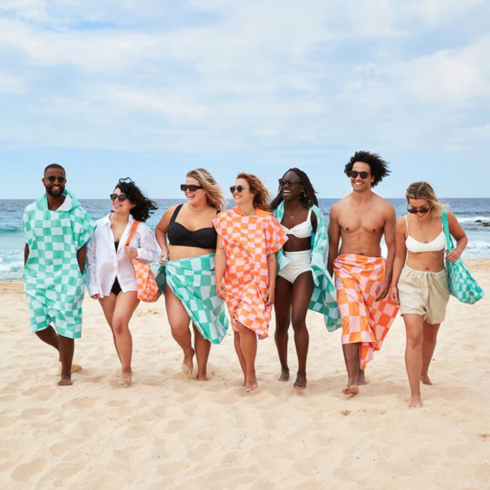 Dock & Bay Πετσέτα Θαλάσσης Μικροΐνών 160 x 90 cm - Check Mate Microfiber