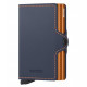 Secrid Twinwallet Πορτοφόλι Matte (Night Blue-Orange)