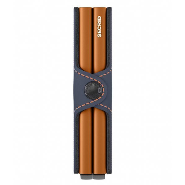 Secrid Twinwallet Πορτοφόλι Matte (Night Blue-Orange)