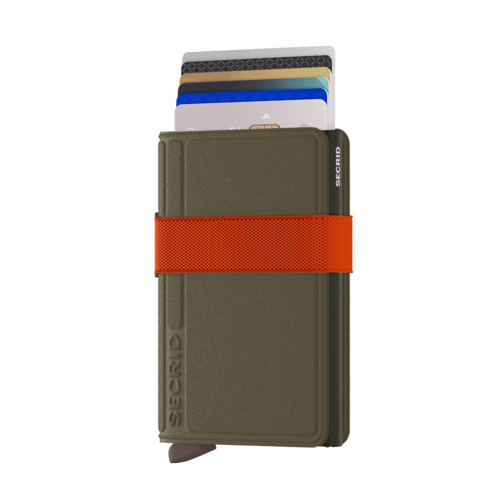Secrid Bandwallet TPU Πορτοφόλι Καρτών (Green - Orange)