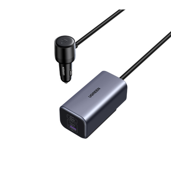UGreen EC706/35571 Φορτιστής Αυτοκινήτου 2 Θέσεων GaN PD 150W (Gray)