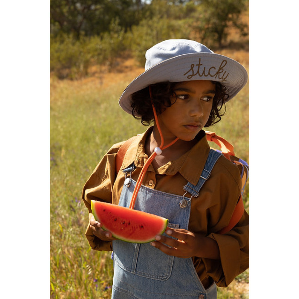 Sticky Lemon Farmhouse Καπέλο Ηλίου (blooming purple - soil green)