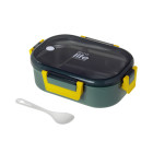 EcoLife Φαγητοδοχείο 900ml Με Χώρισμα Forrest Green