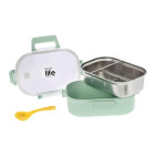 EcoLife Φαγητοδοχείο 900ml Με Χώρισμα Light Green