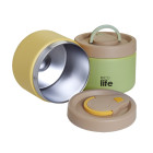 EcoLife Στρογγυλό Θερμός Φαγητού 650ml Πράσινο