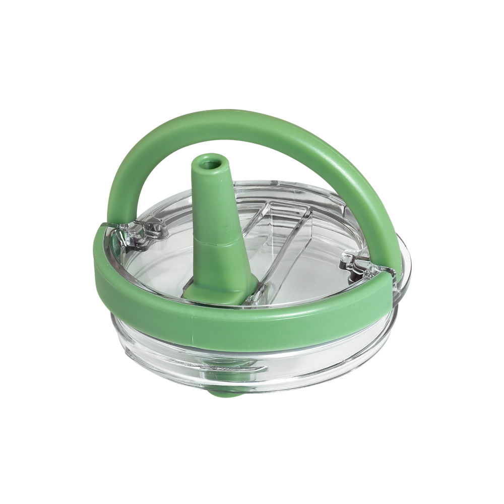 EcoLife Ανοξείδωτο Ποτήρι Θερμός με Καλαμάκι 2Handles Lid Tumbler 900ml Green Tea
