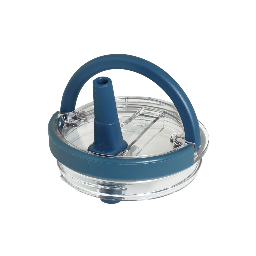 EcoLife Ανοξείδωτο Ποτήρι Θερμός με Καλαμάκι 2Handles Lid Tumbler 900ml Blue Marine