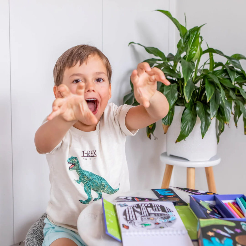 Tiger Tribe Σετ Ζωγραφικής & Κολάζ Δεινόσαυροι