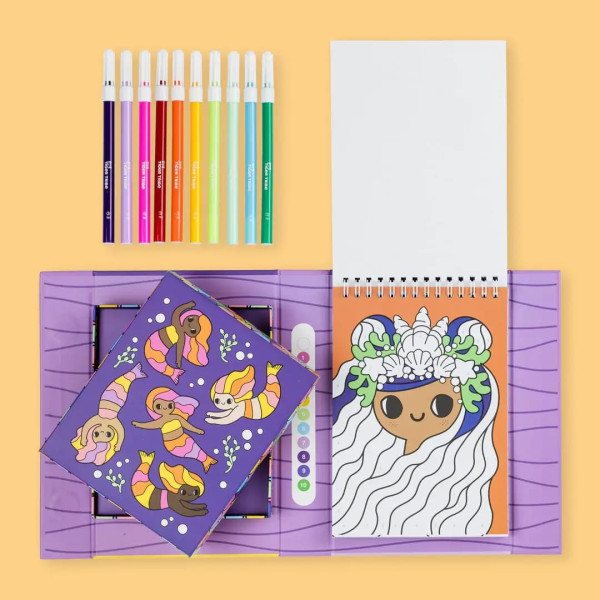 Tiger Tribe Σετ Ζωγραφικής με Αρίθμηση Γοργόνες και Φίλοι