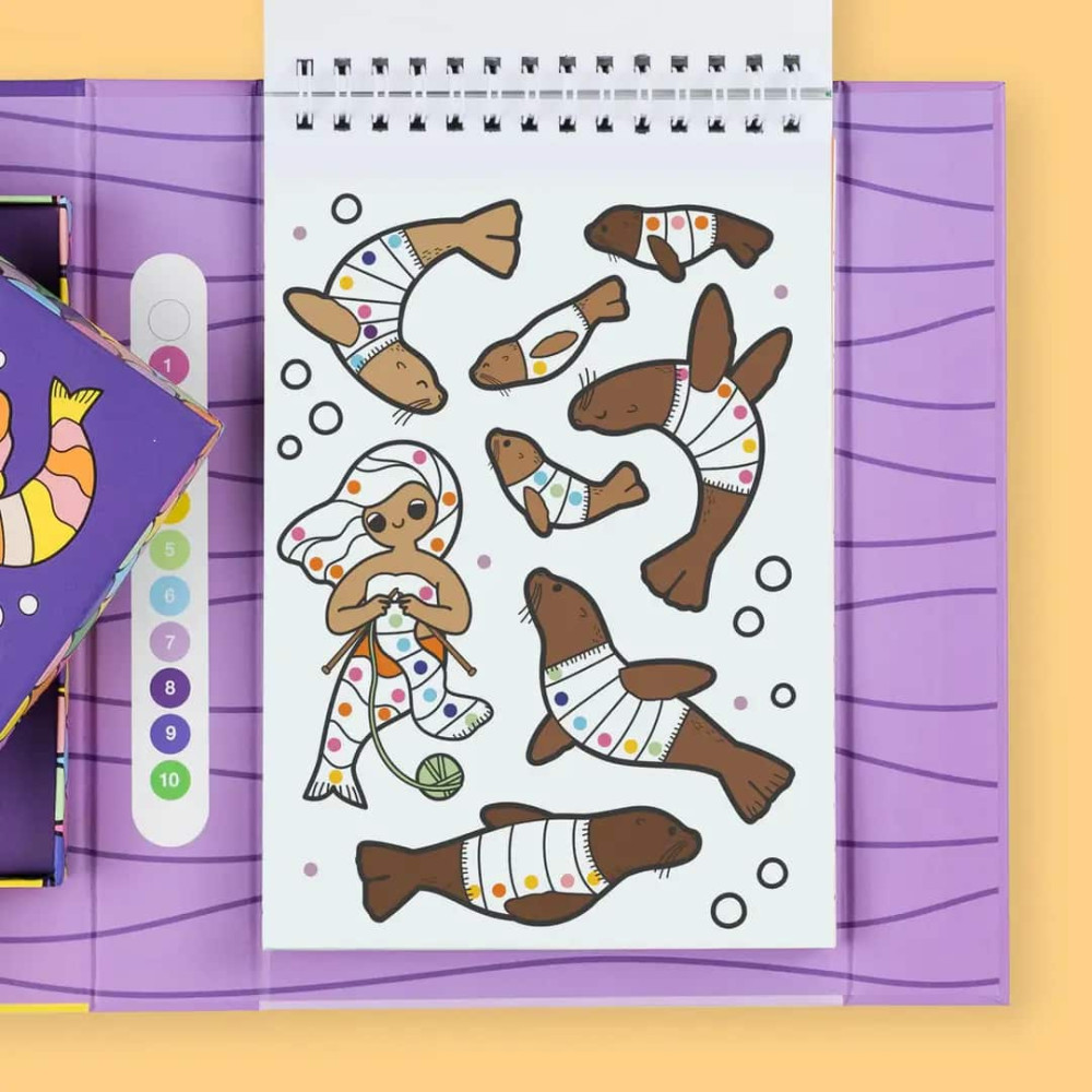 Tiger Tribe Σετ Ζωγραφικής με Αρίθμηση Γοργόνες και Φίλοι