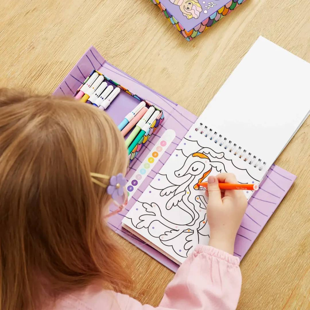 Tiger Tribe Σετ Ζωγραφικής με Αρίθμηση Γοργόνες και Φίλοι